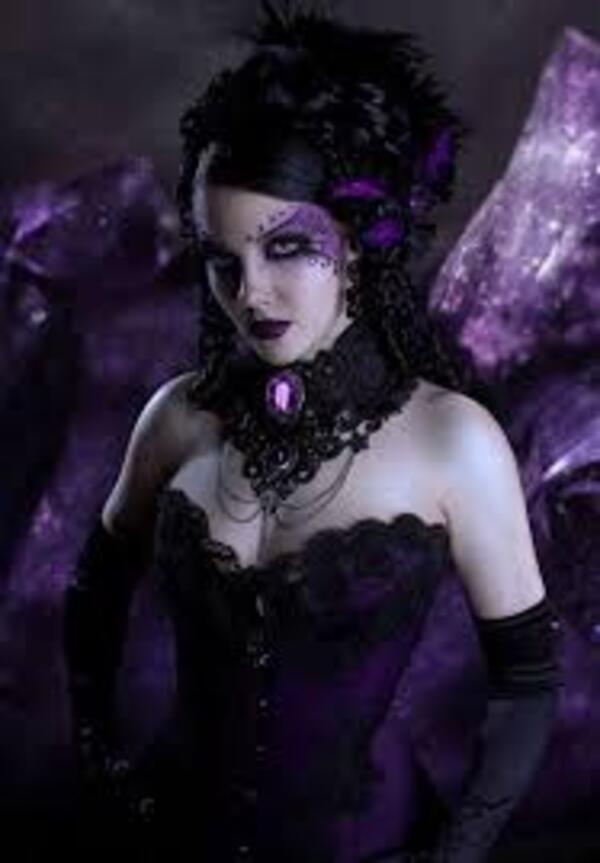 Purple gothic