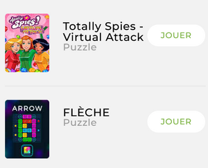 Des jeux de puzzle proposés sur Mobijeux