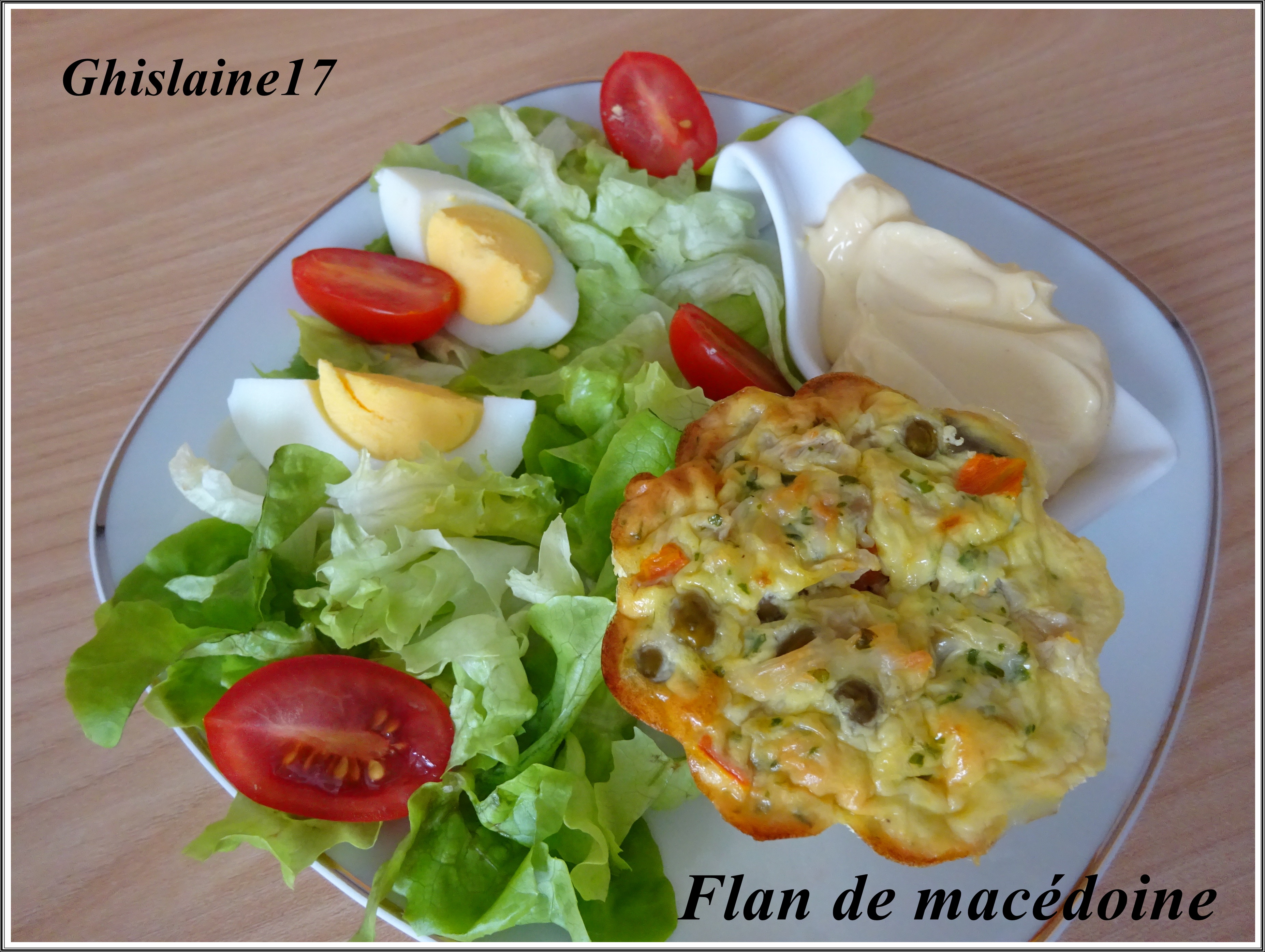 Flan de macédoine (2ème) - Ghislaine Cuisine