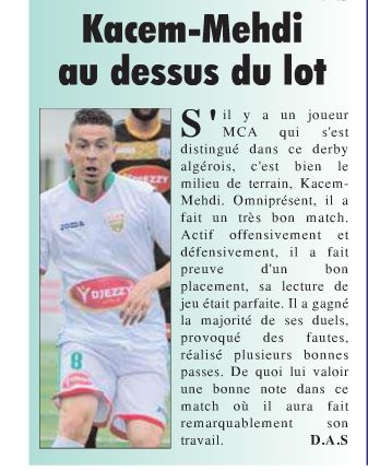Mardi 22.12.2015 mise à jour USMA-MCA 0-0