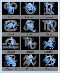 Signes du Zodiaque ! cartonnettes