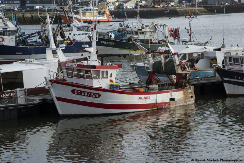 Port de Concarneau, bateaux de pêche...
