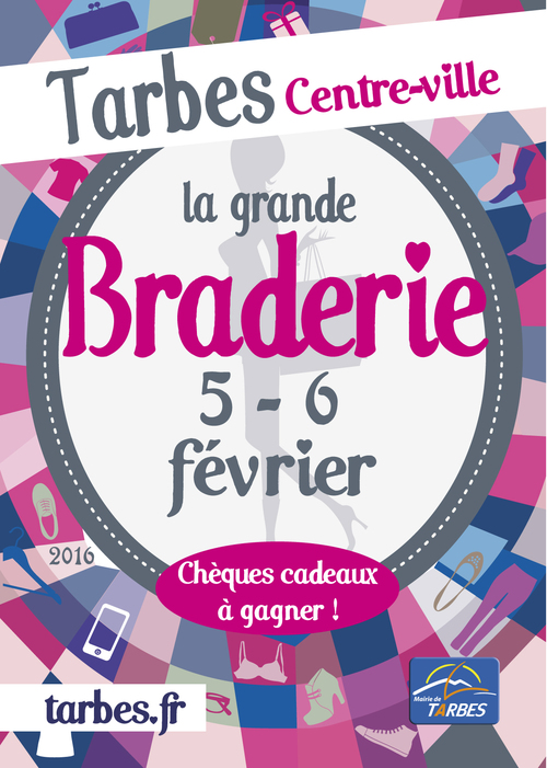 Grande Braderie hiver Tarbes 2016