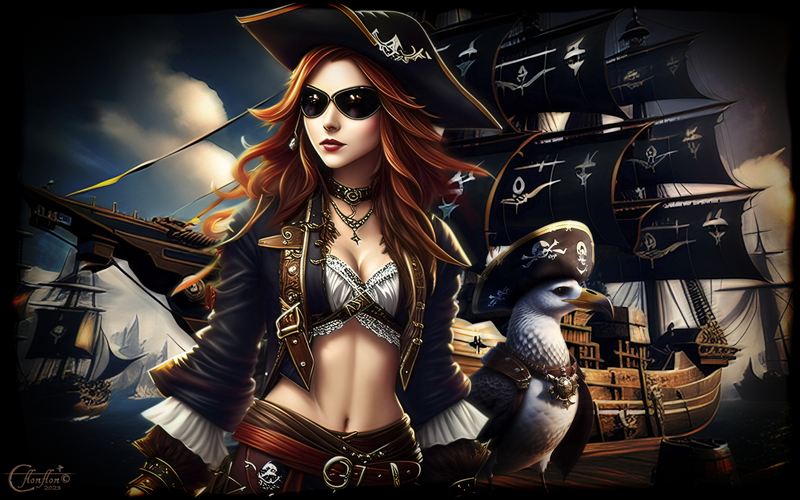 Dame Pirate et Captain Mouette