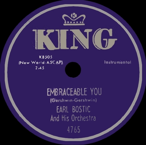 Earl Bostic : CD " The Shellac 78 RPM Collection Vol 4 1953-1955 " Soul Bag Records DP 212 [ FR ]