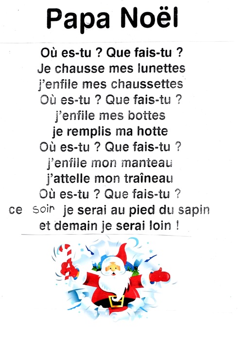 comptines et chants de Noël