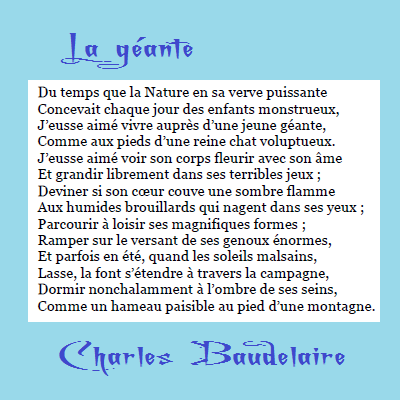 Baudelaire Charles - La géange