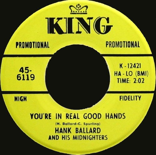 1967 Hank Ballard & The Midnighters : Single SP King Records 45-6119 [ US ] 