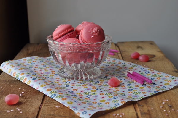 Macarons à la framboise