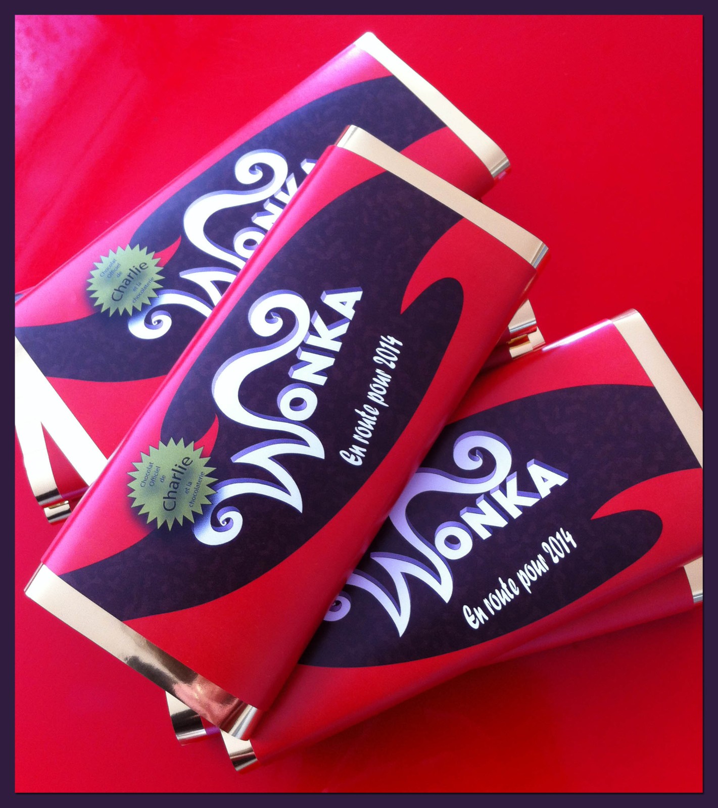 Tablettes de chocolat Wonka - Céline-Emmanuelle