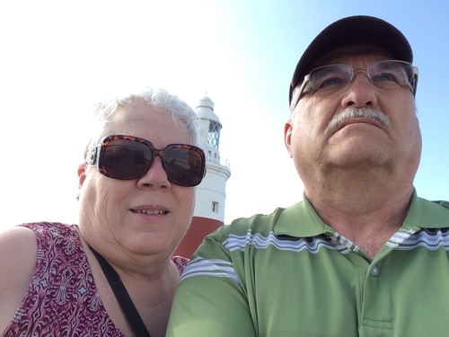 Moi, Paul et ma femme Marcella a Gibraltar