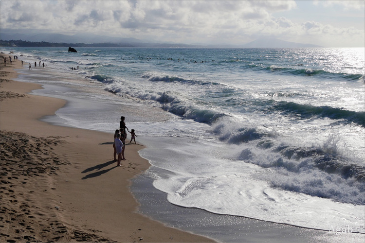 la joie de l'océan à Biarritz (septembre 2021)