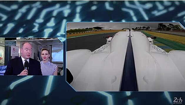 Photos extraites de la vidéo des 24 heures du Mans virtuels