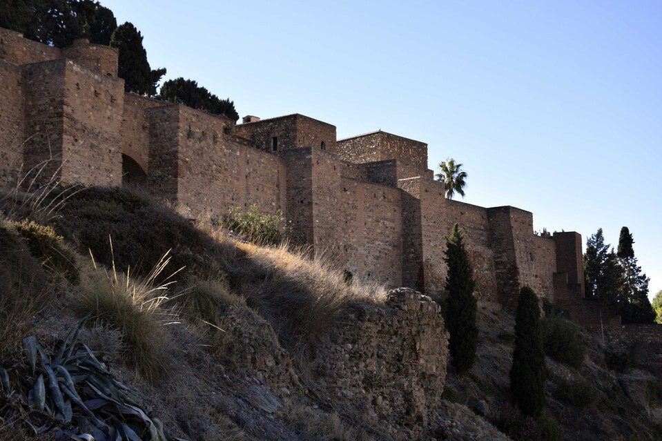 J3 - Málaga - Les murs du palais arabe