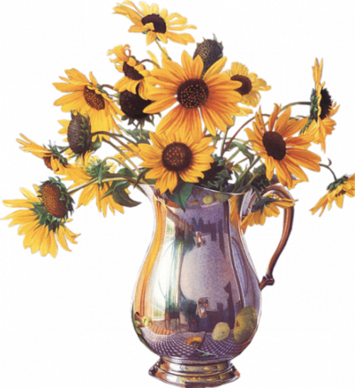 Fleurs  dans vase ( automne )1
