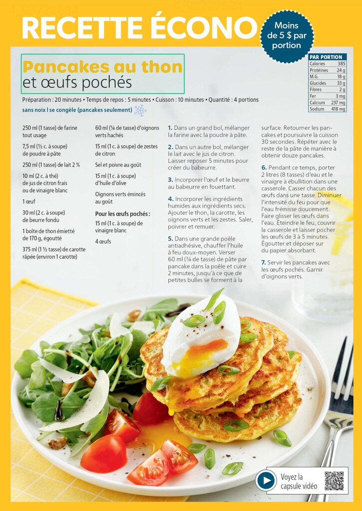 Recettes 4:  Les oeufs, c'est la base (6 pages)