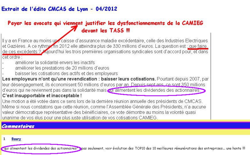 Vu sur le site de la CMCAS de Lyon...