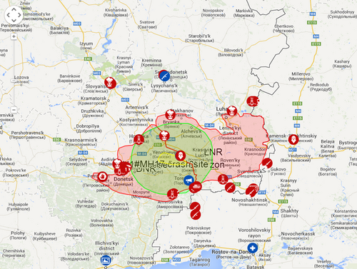 Cartographie de la crise en Ukraine