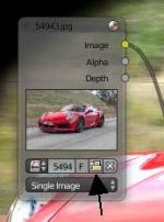 Le bouton ppour ouvrir un fichier dans le node image