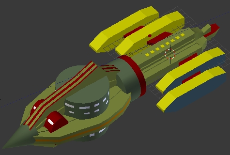 Le vaisseau en entier