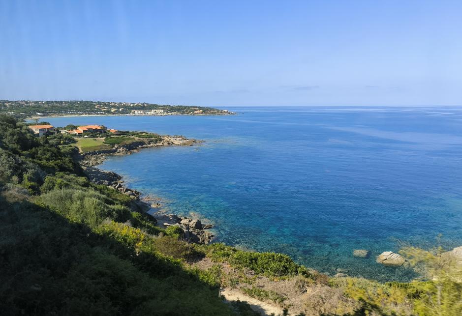 Vacances en Corse, automne 2023. 8. Train Bastia/Calvi