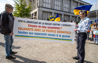 Ukraine -solidarité - 100e jour de l'agression de Poutine - Guerre longue - Les besoins des Ukrainiennes au Havre - Prochain rassemblement 4 juin à 16 h