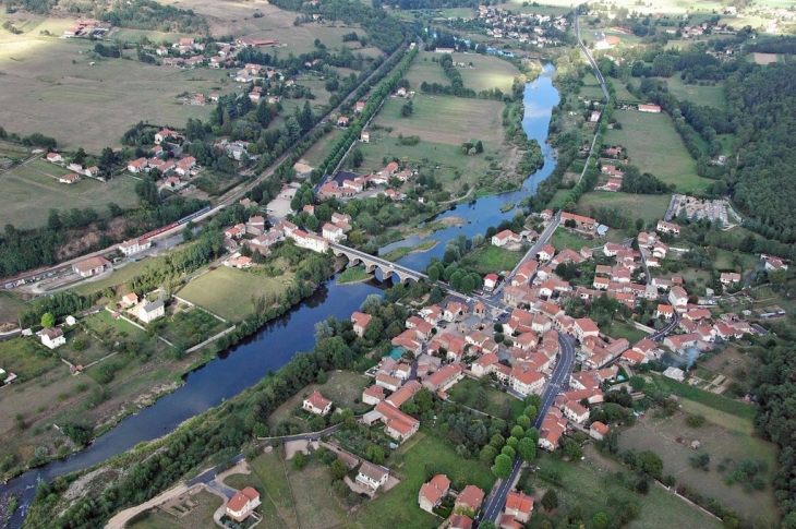 Vue aérienne - Lavoûte-sur-Loire