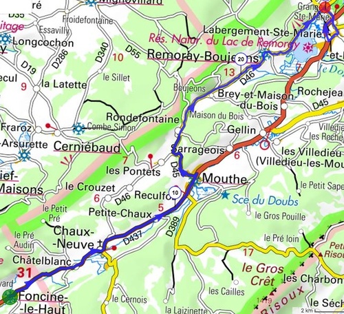 PARCOURS DU VENDREDI 9 JUIN