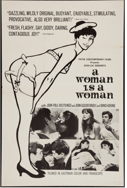 A WOMAN IS A WOMAN - UNE FEMME EST UNE FEMME BOX OFFICE USA 1964