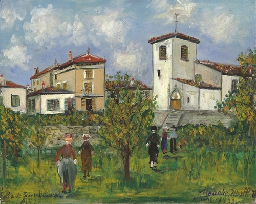 Peinture de : Maurice Utrillo