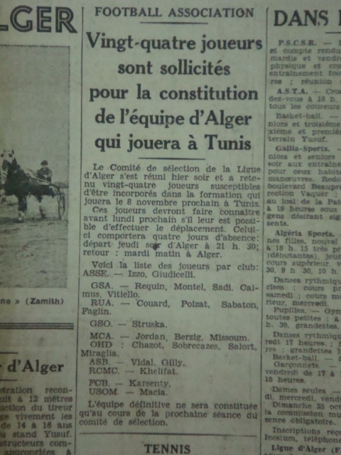 jordan albor, berzig et missoum mca en sélection d\'alger