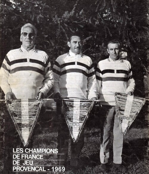Les Champions de France JP de 1949 à 1985