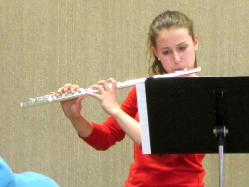 Les auditions des élèves flûtistes de l'Ecole de Musique de Châtillon sur Seine