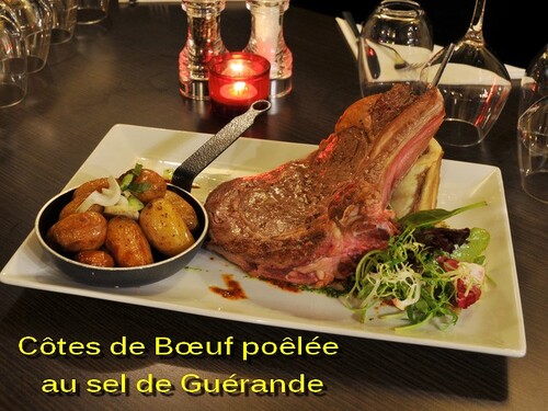 Côtes de Bœuf poêlée au sel de Guérande