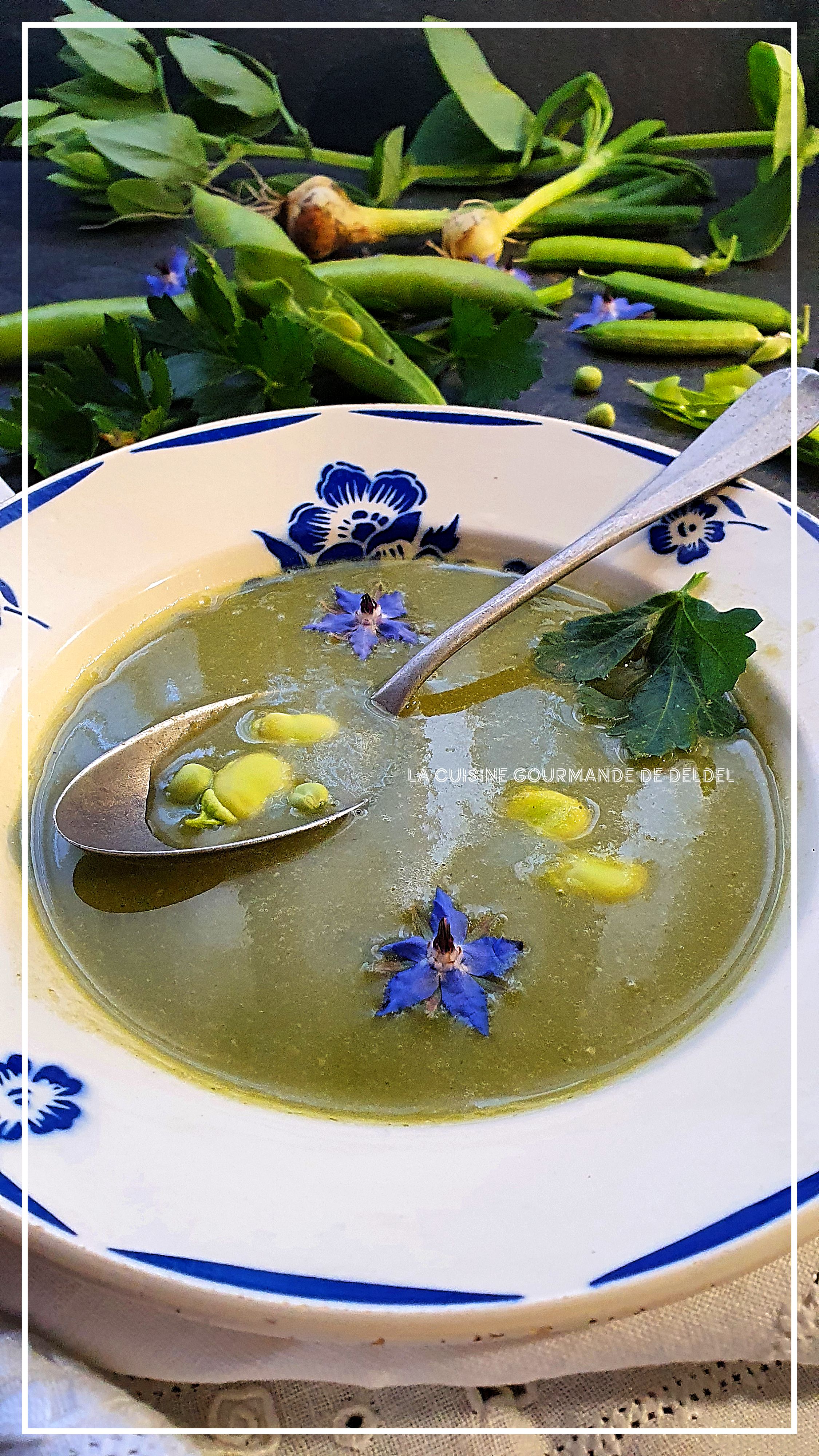 Velouté De Cosses De Petit Pois Thermomix