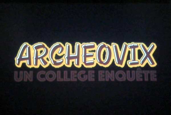 La vidéo "ArchéoVix, un collège enquête", tournée par les élèves de 6ème du Collège Henri Morat de Recey sur Ource a été présentée, et elle est SENSATIONNELLE  !