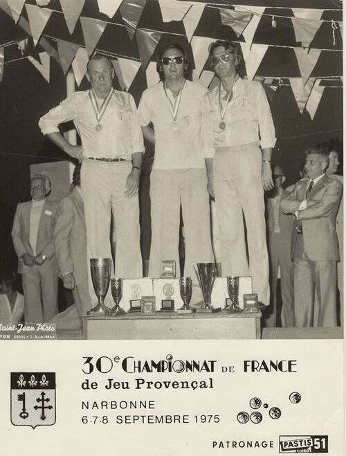 Les Champions de France JP de 1949 à 1985