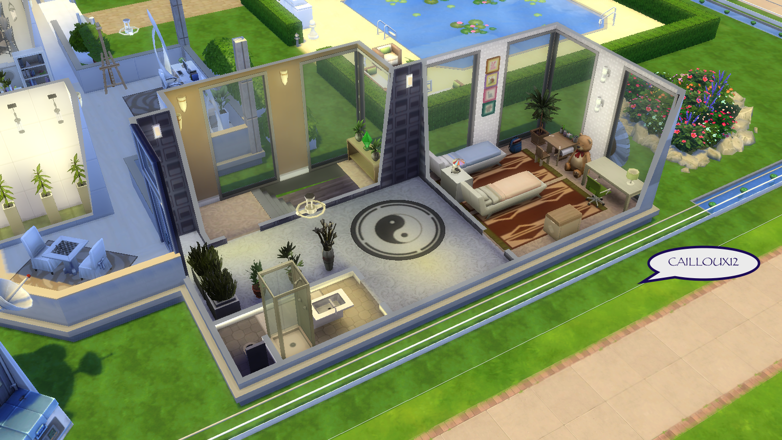 Les sims 4 créations et rénovations maisons par cailloux 12 sims ...