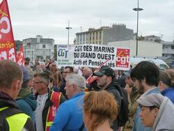 Retour sur la manifestion des travailleurs de la mer contre l'amiante le 6 septembre dernier