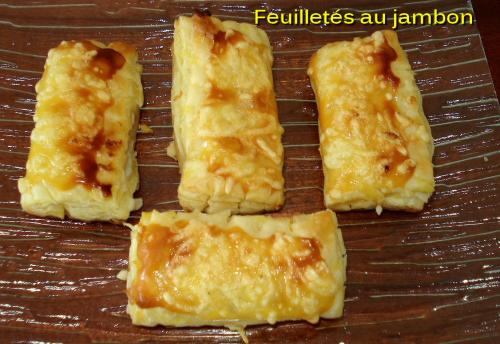 Feuilletés au jambon