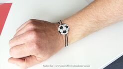 bracelet foot cadeau fete des peres bricolage plastique fou: 