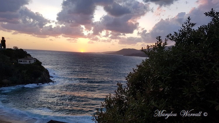 Corse : Propriano, coucher du soleil