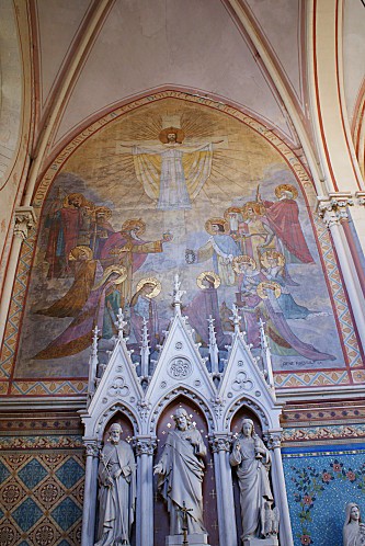 Transept nord le Christ Roi