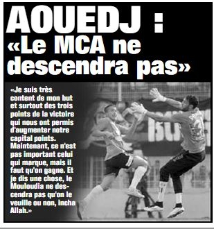 samedi 21.03.2015 MCA-ES Sétif 1-00