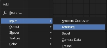 Ajouter un node Attribute