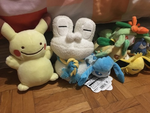 Mes peluches Pokémon de la mort