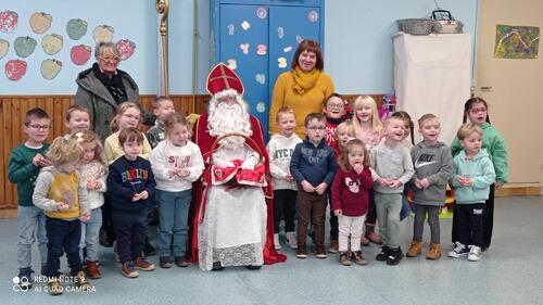 Visite de Saint-Nicolas à l'école!