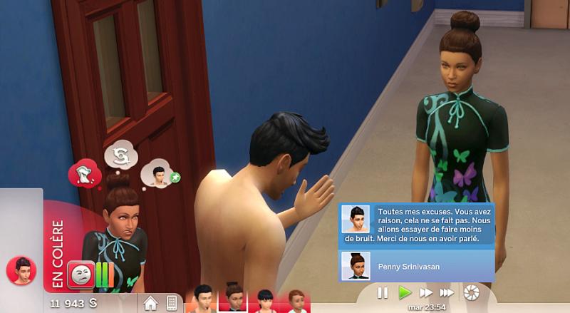 Semaine 2 - Quartier San Myshuno - Foyer Pizzazz