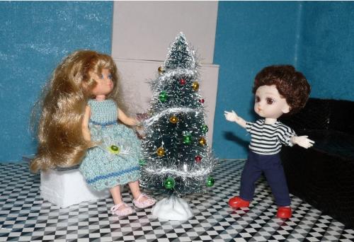 Léo et Melline préparent Noël