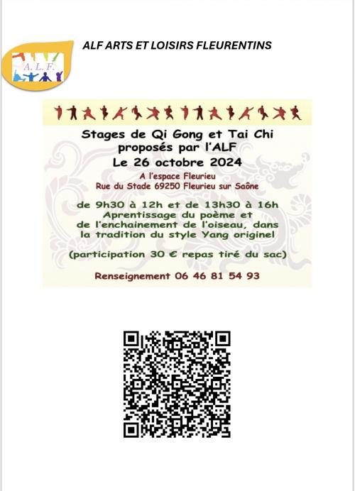 ALF STAGE QI GONG TAI CHI 26 OCTOBRE 
